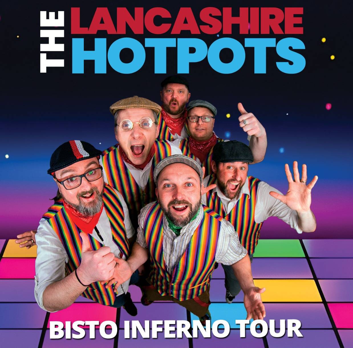 The Lancashire Hotpots Bisto Inferno tour promotional image